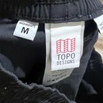 Topo Designs Women's Black Track Pants Size M Casual Elastic Waist Photo 9