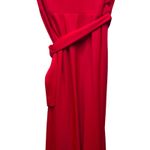 Vintage Ayes Unlimited Maxi Dress M/L True Wrap Gown Party Event Christmas Red Size M Photo 8