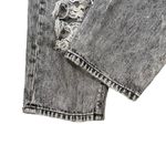 American Eagle  Grey Acid Wash Distressed Mom Jeans, Sz 8 Photo 8