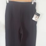 State of Claude Montana Cigarette pant ( taught Mqueen) Italian made nwt 80ās Black Size 4 Photo 4