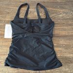 Athleta SQUARE NECK BRA CUP TANKINI BLACK SIZE 34 B / C NWT Photo 3