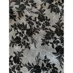 Vince Camuto  Black White Floral V Neck Button Front Blouse Large Photo 7