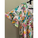 easel Size S (Oversized)  Los Angeles Floral Ruffled Tiered Mini Dress Photo 5