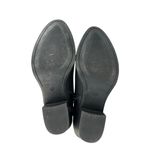 Global Win Black Faux Leather Stitch Embroidered Mid Calf Western Cowboy Boots 8 Photo 3