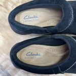 Clarks  Roseville Echo Slip On Clog Black Suede Womens 6.5 Support Comfort Photo 7