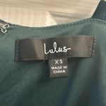 Lulus Velvet Emerald Green Cutout Mini Dress (Homecoming Dress) Photo 3