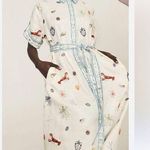 NWOT Alemais Embroidered White Maxi Dress Size 4 Photo 0