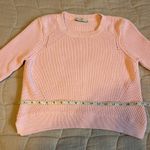 Sandro  Paris Light Pink Crew Neck Sweater Photo 6