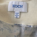 Koch Longfellow Sweater Royal Toile Size Medium Nature Horses Photo 7