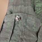 Handmade Nadya Linen Beaded Reversible Artsy Art To Wear Jacket Large Whimsical Photo 8