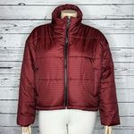 Celebrity Pink NWOT Size XXL Red & Black Buffalo Plaid Cropped Puffer Jacket Photo 0