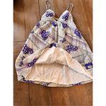 Jill Stuart  Collection Purple Floral Mini Sundress Size 4 Photo 2