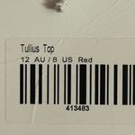 Princess Polly NWT  Crop Top Blouse Pink Floral Print Where Love Blossoms Size 8 Photo 4