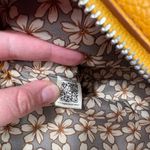 Vera Bradley Pebbled Leather Golden Yellow Zip Top Crossbody Mini Bag Purse Photo 7