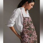 Anthropologie PILCRO The Painter Overalls in Floral Print Purple size 28 Photo 4