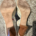 Rebecca Minkoff  light Snakeskin Peep-Toe Heels - Cream says 7 fits like an 8 Photo 7