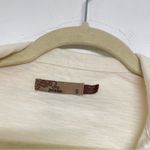 prAna  Cream Long Sleeve Women’s Henley Tee Shirt Blouse S Photo 3