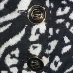St. John  | Animal Print Cardigan Sweater Photo 1