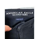 American Eagle  AEO Twill Tomgirl Black Pants Womens 0S Stretch Casual Classic Photo 3