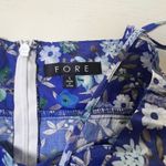 FORE Woman’s Small Blue Tiered Floral Boho Cut Out maxi Dress‎ Photo 1