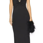 OW Collection Vesper Maxi Dress Black | Size S | NWT Photo 0
