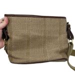 Liz Claiborne Vintage 90ās Beige & Brown Rattan Crossbody Bag Purse Shoulder Bag Photo 4