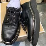Michael Kors Leather Vivia Lace Up Oxford Black Shoes size 7M 7 Photo 3