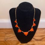 Amrita Singh  coral colored necklace with brass chain. Lobster clasp. NWT. Photo 6