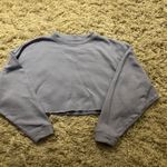 LA Hearts Lavender Cropped Sweatshirt Size M Photo 2