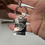 Gianni Bernini Metallic Bronze Leather Crossbody Shoulder Bag Purse Brown Photo 5