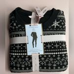 Victoria's Secret Thermal Long Pajama Set Black & White 🖤🤍Fair Isle Size… Photo 2