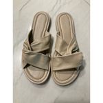 Everlane  The Day Twist Sandals in Warm Khaki 9 New Womens Slides flats Photo 3