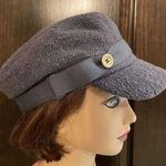 Hat Attack Womens Gray Wool‎ Blend Newsboy Cap Photo 0