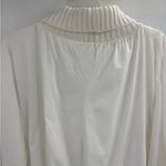 ZARA  Womens Top White blogger Turtle Neck Elastic Hem 3/4 Sleeves size xs-small Photo 8