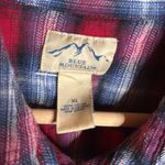 Blue Mountain Red Blue Plaid Flannel Button Up Shirt Size XL Photo 7