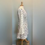 Monique Lhuillier  Lazercut Bell Sleeve fit and flare white dress size 10 Photo 8