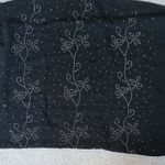 Jessica McClintock Black Sparkly Evening Wrap Shawl Size 24 x 70 Photo 5