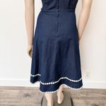 Modcloth [] Dollz & Dames Daisy May Denim Fit & Flare Retro Pinup Dress Sz Medium Photo 6