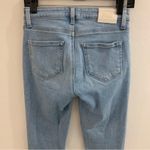Paige Colette Crop Flare Raw Hem in Folklore Wash Jeans Size 25 Photo 7