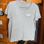 Kate Spade New York Broome Street Heather Gray Owl Stars Cotton Tee Size Large Photo 1