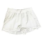 Joie  Womens White Pajama Set Shorts Top Swiss Dot Lace Detail Cotton Size L Photo 1