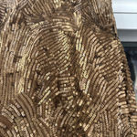 Trina Turk Dress Womens Size 6 Bronze Sequin Mini Dress Photo 3
