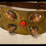 Vintage Metal and Stone Belt​ Gold Photo 1