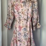 Ted Baker London Jasmin Ruffle Wrap Dress in Dusky Pink Photo 2