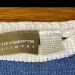 Liz Claiborne  Blue And White Striped Sweat… Photo 2