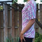 Lux Womens Size S Multicolor Polkadot Batwing V Photo 5