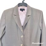 ZARR Collection Jacket Blazer Size 14 Women's Beige Work Wear Office Career Multiple Photo 1