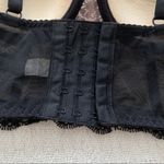 Bebe Adrianna Beaded Floral Bustier Corset Crop Top Photo 7