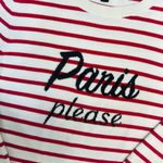 Banana Republic “Paris” red white Navy sweater sz small Photo 4