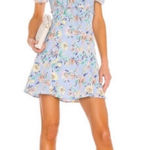 Likely  Lana‎ Puff Sleeve Dress in Periwinkle Floral Multi Photo 0